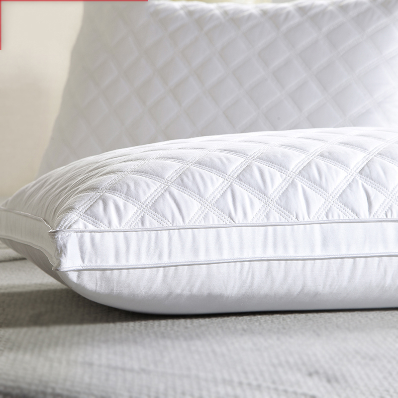 恒源祥全棉羽丝绒枕头1助眠枕酒店枕芯学生宿舍枕头zz