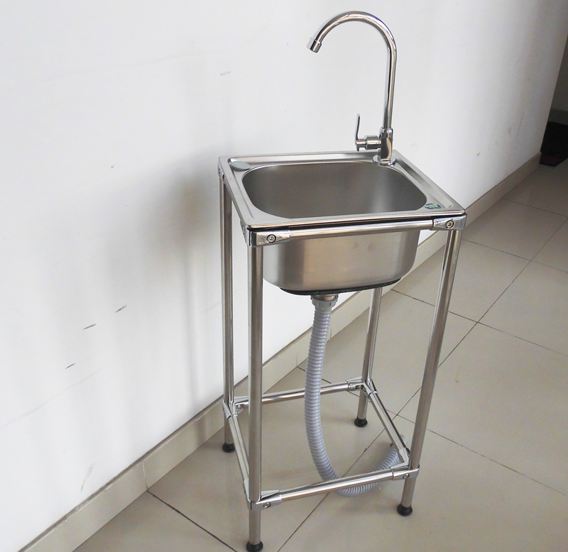 搓衣板洗手台阳台三角冷热龙头小户型组合洗漱厨房不锈钢洗手盆卫生间