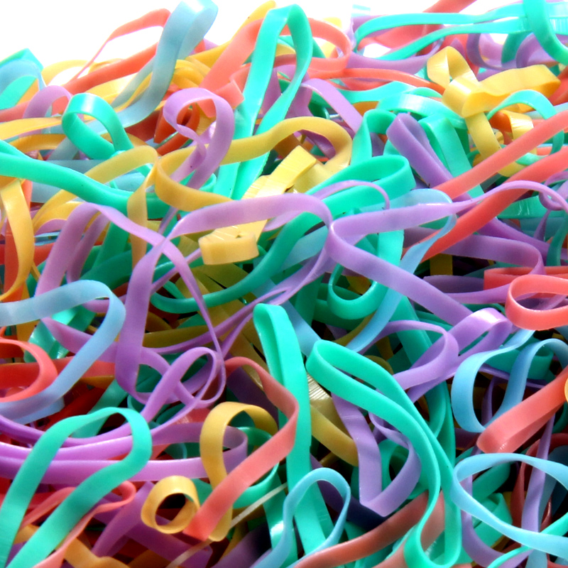 促销小黑皮筋橡皮筋一次性黑成人加厚强拉不断儿童头绳小孩皮筋扎头