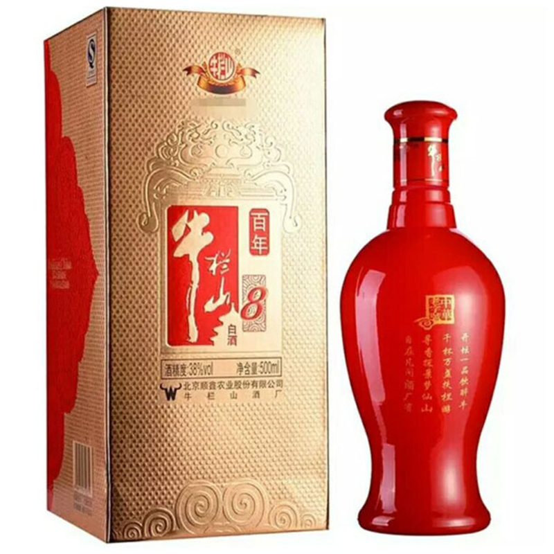 牛栏山二锅头 红8年38度500ml*6整箱装_历史最低价格_就买酒