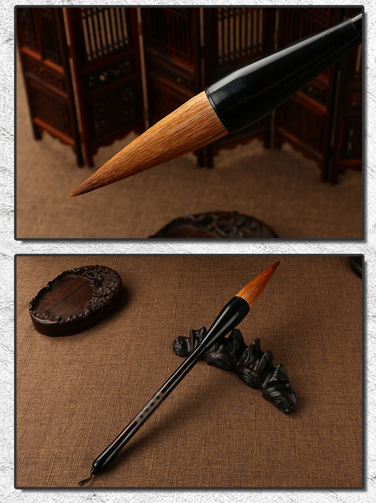 定制斗笔大号毛笔狼毫对联大字国画书法提斗文房四宝学习用品文具礼品