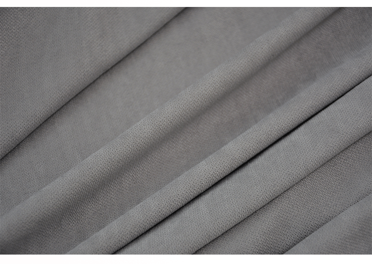 北欧风简约现代纯色ins遮光窗帘布客厅卧室飘窗定制成品灰色窗帘