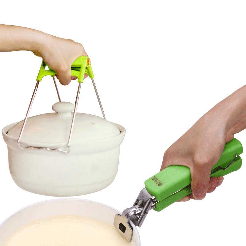 无硅胶普通款取碗器单个装不锈钢提盘器取碗器夹子砂锅盆碗碟蒸菜提盘