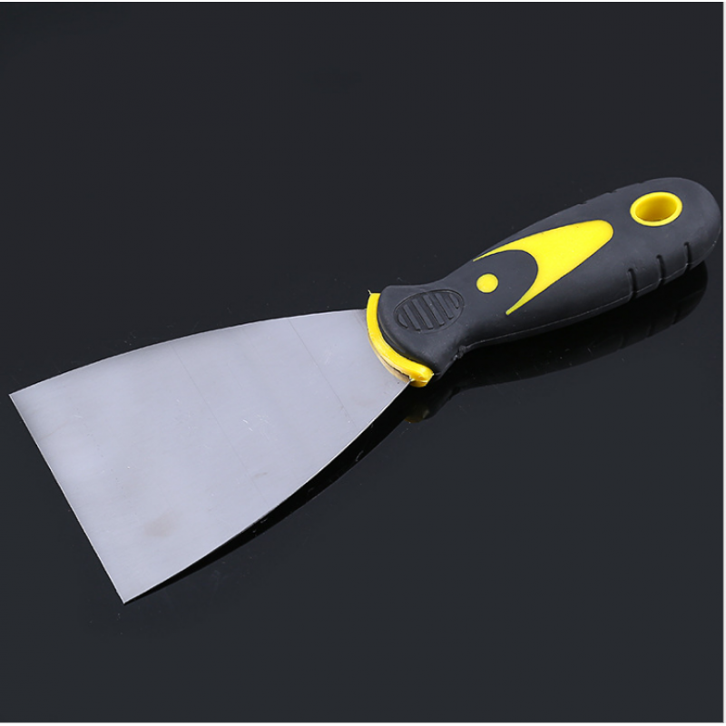 25寸油漆油灰刀小铲刀不锈钢加厚型装修工具刮灰刀腻子刮墙神器默认