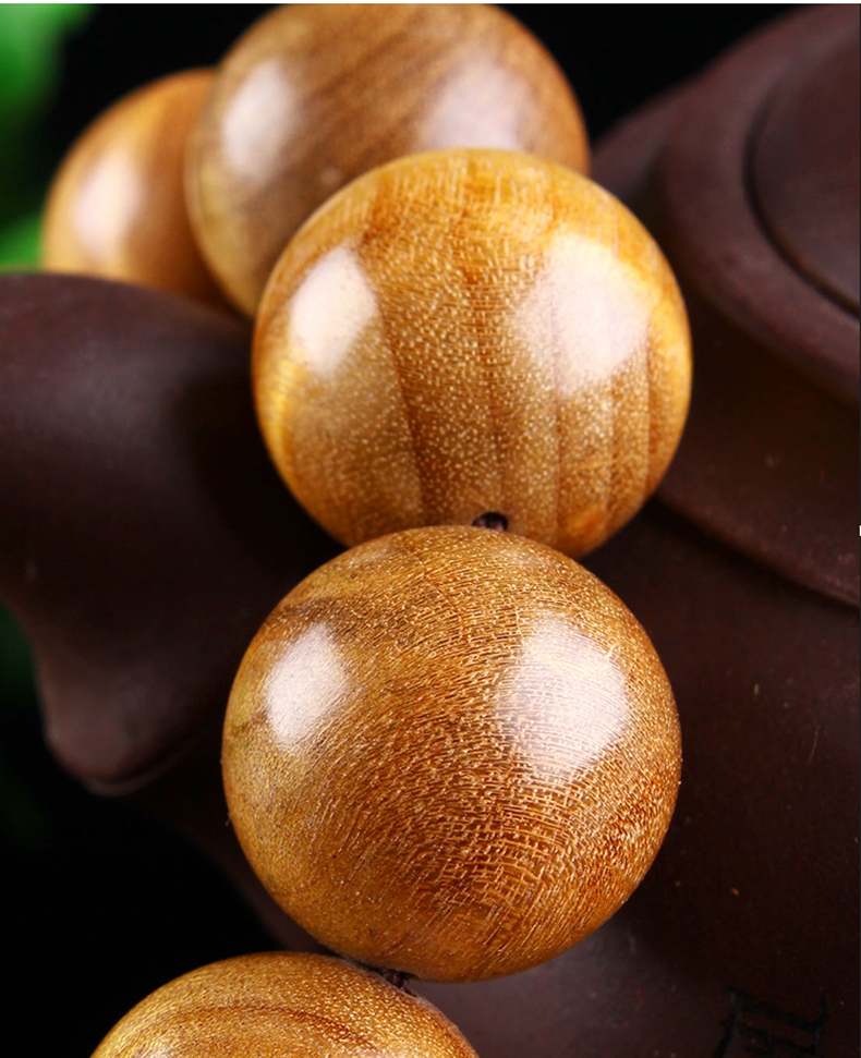 悦木之源精选小叶桢楠手串20mm三道波1183020