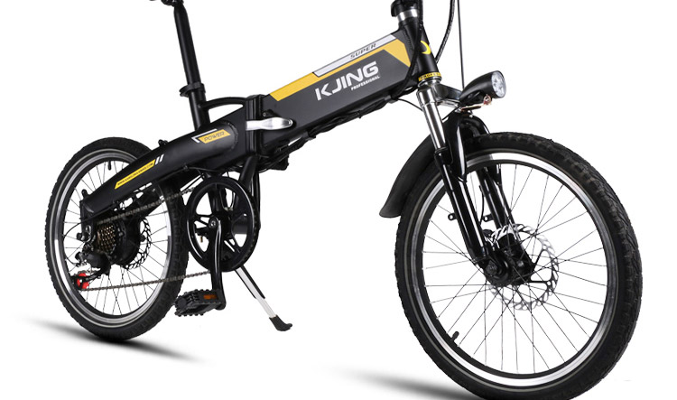 康景新款16寸20寸48v进口lg锂电池电动自行车时尚电动折叠车代步电瓶