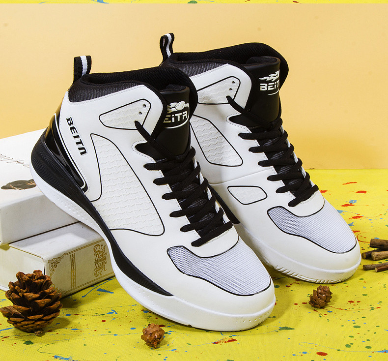 贝踏beita春季新品篮球鞋男运动鞋子男减震耐磨球鞋男透气高帮战靴