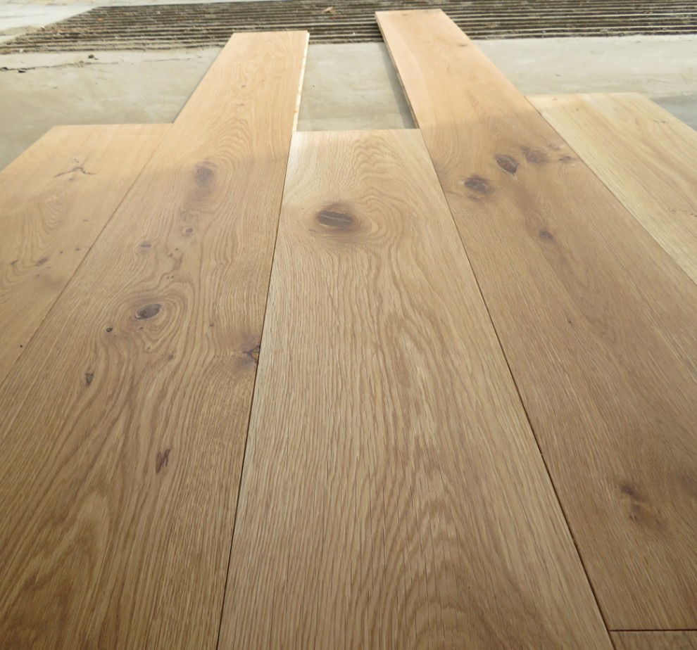 地板木蜡油154mm三层实木复合地板橡木地热本色木蜡油平面1542402200