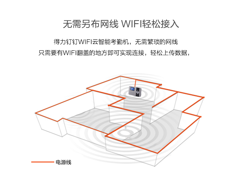 得力考勤机3761w教程图片