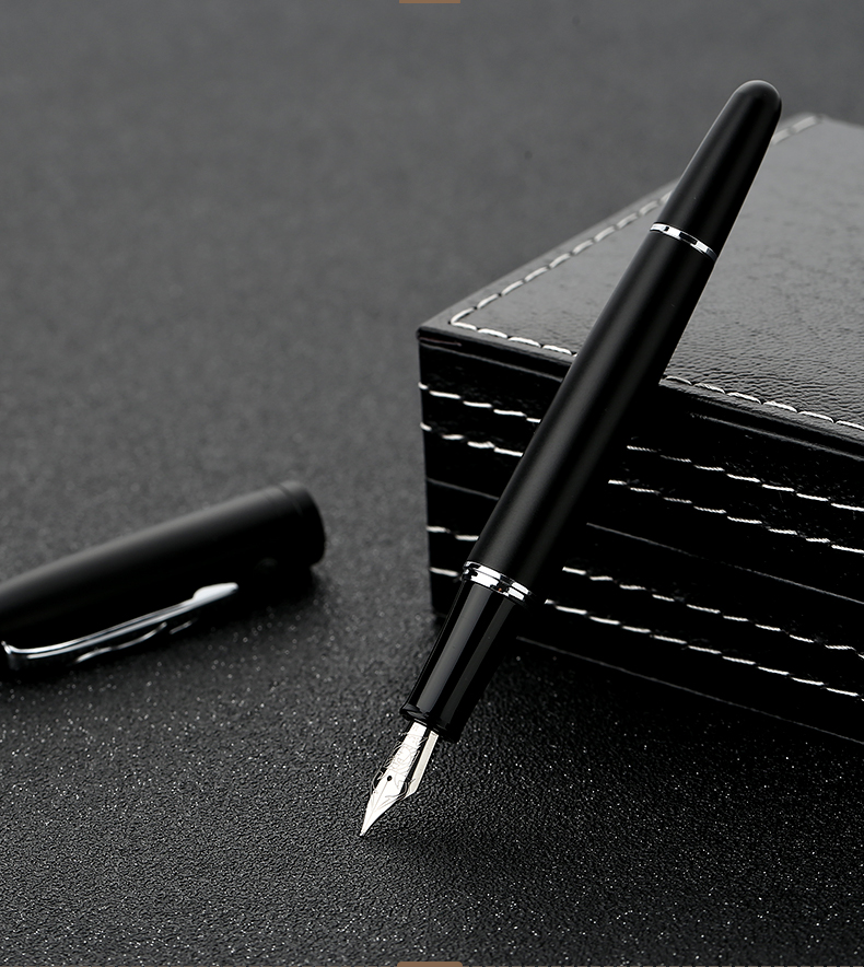 5mm笔芯颜色:黑色笔杆颜色:黑色材质:合金笔类类型:钢笔型号:ps-932