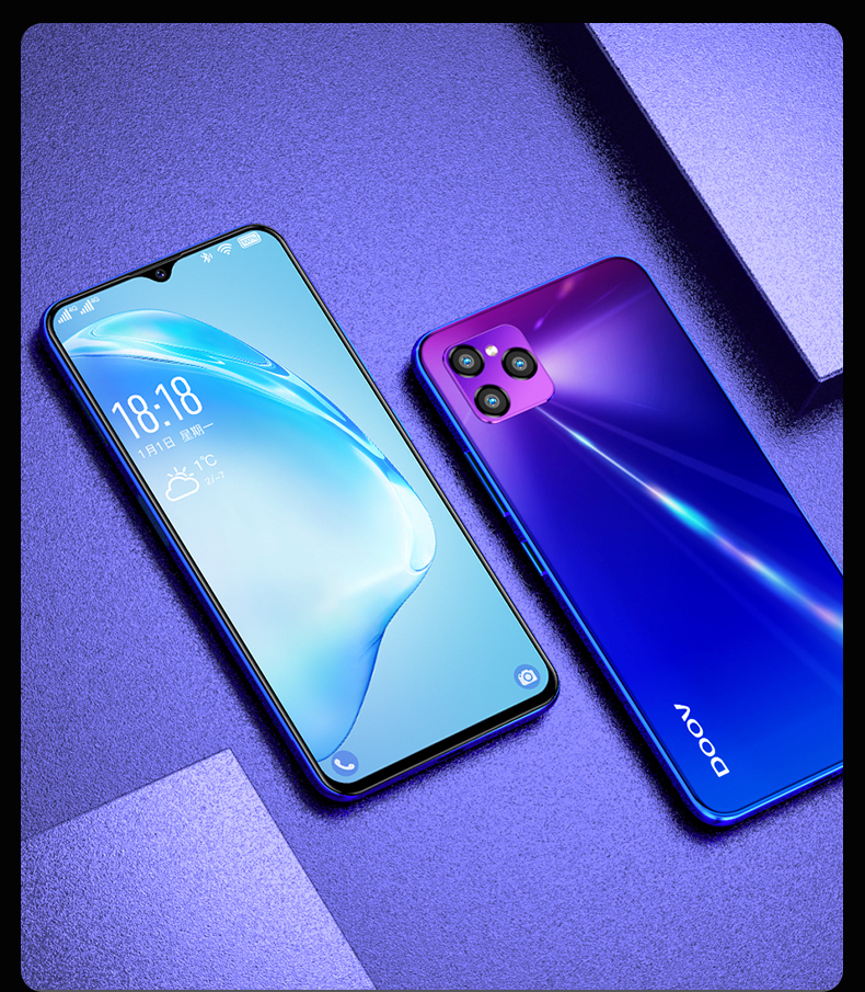 朵唯m12 pro 智能手机 8 128g 极光幻彩玻璃6.