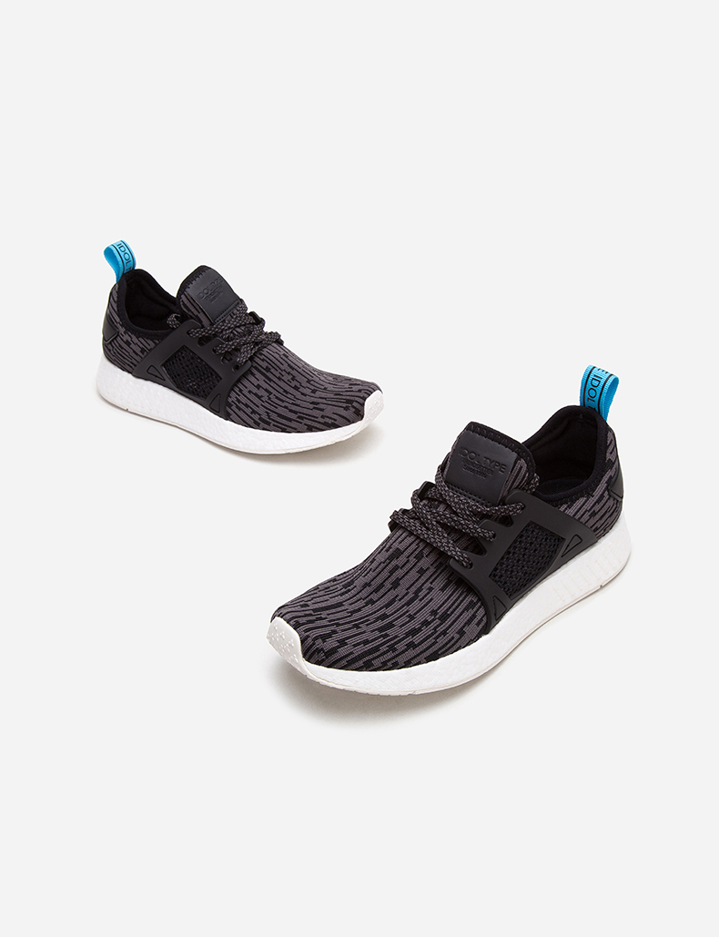 热风hotwind系带男士休闲鞋百搭春季新款轻便透气跑步鞋h12m7125