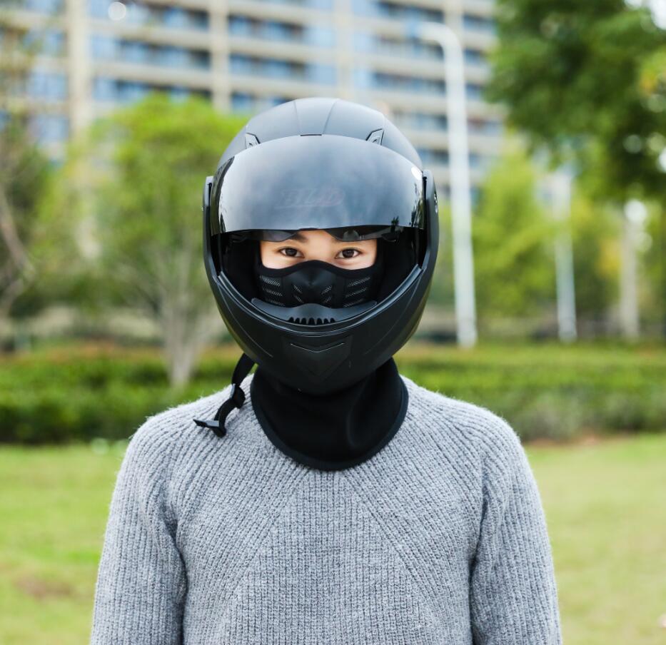 新款式冬季防风骑车帽男摩托车蒙面帽子防寒男包头围脖骑行加绒脸帽子