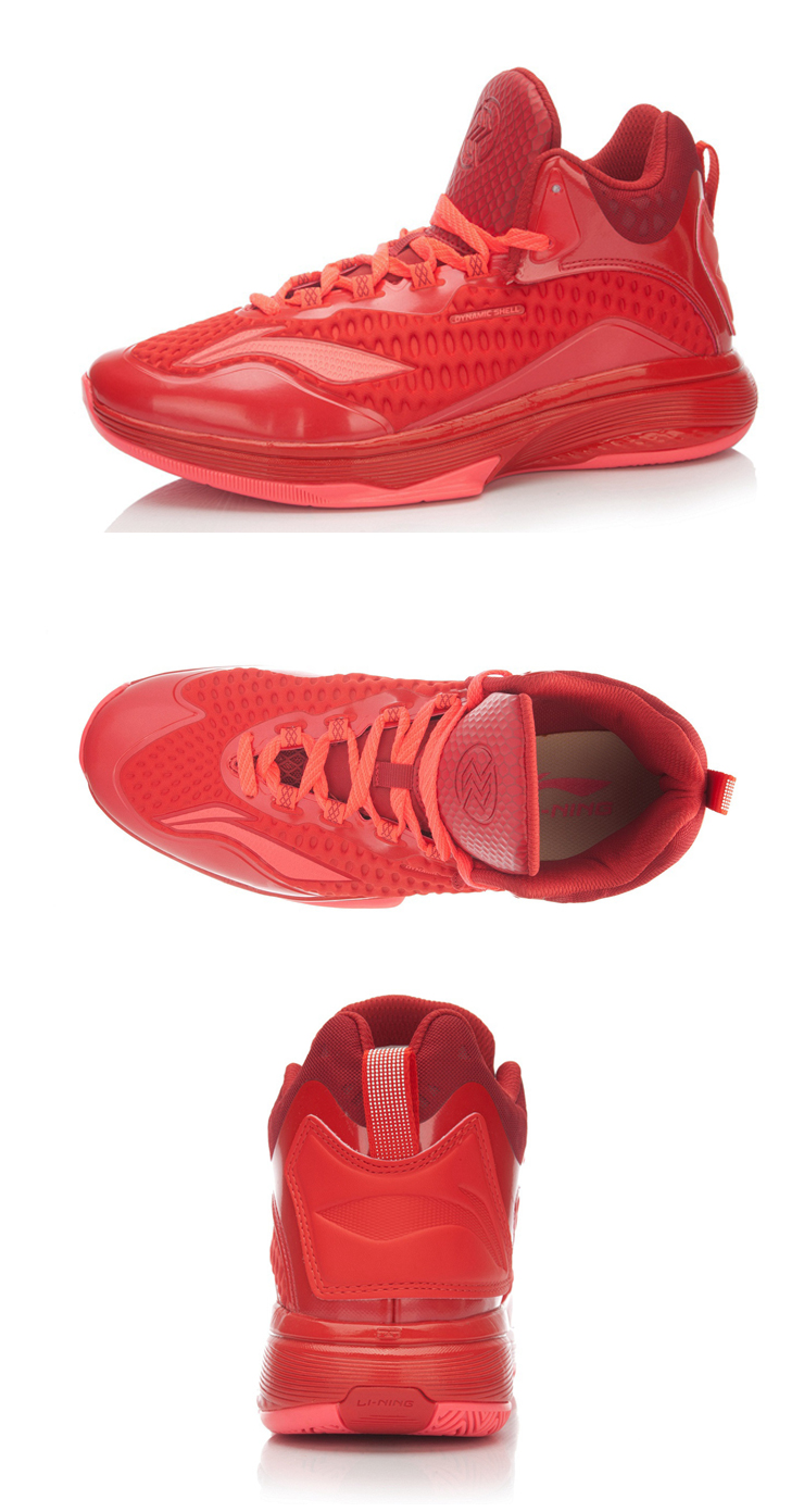 李宁男子高帮篮球鞋2015冬季新品cba闪击2代男子篮球专业比赛鞋abak