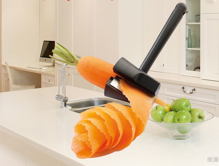 不锈钢厨房花刀螺旋卷花器胡萝卜黄瓜盘饰花样刻器切花器工具