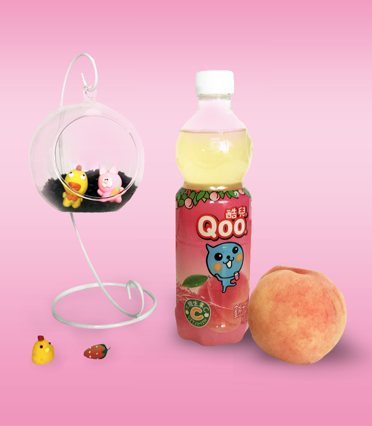 酷儿(qoo)果汁/果蔬汁 酷儿蜜桃汁饮料450ml*12【价格 图片 品牌 报价