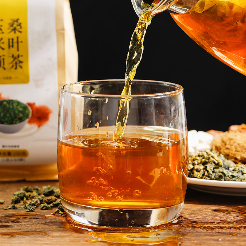 买一发二固本堂玉米须桑叶茶150g决明子葛根牛蒡苦荞山楂栀子