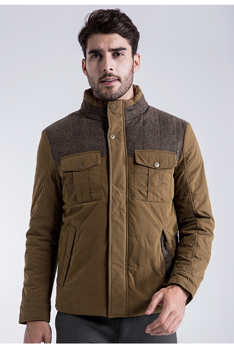 圣弗莱秋冬款男士棉衣防风保暖户外休闲棉服中年水洗棉夹克9442951097