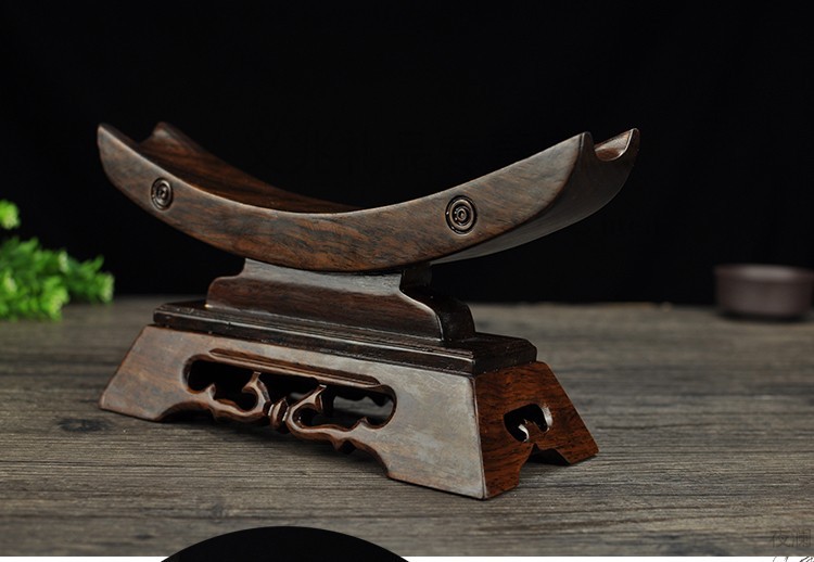 御目剑架刀剑刀架龙泉汉剑剑架剑托实木冷兵器展示架刀座木质底架家居