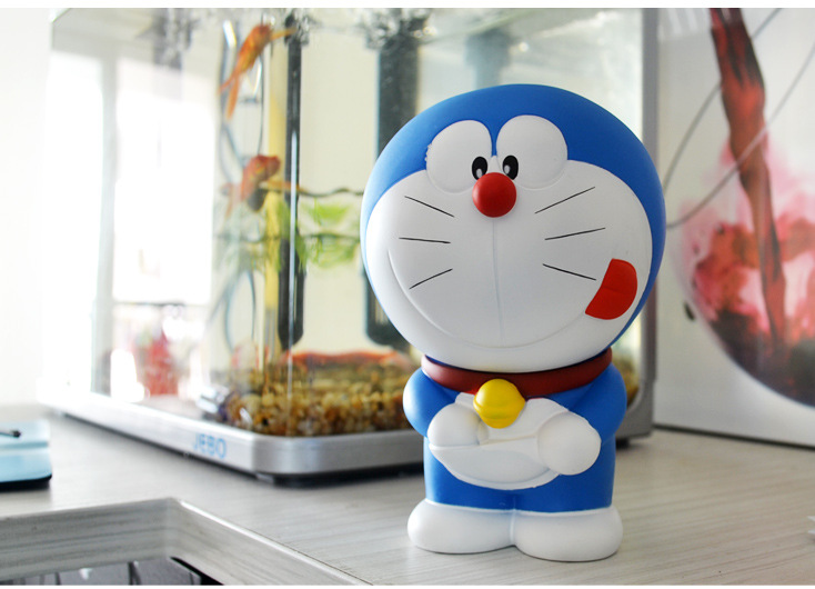 纤竹舞(qian zhu wu)装饰摆件 a叮当猫摆件玩具卡通公仔手办模型搪胶