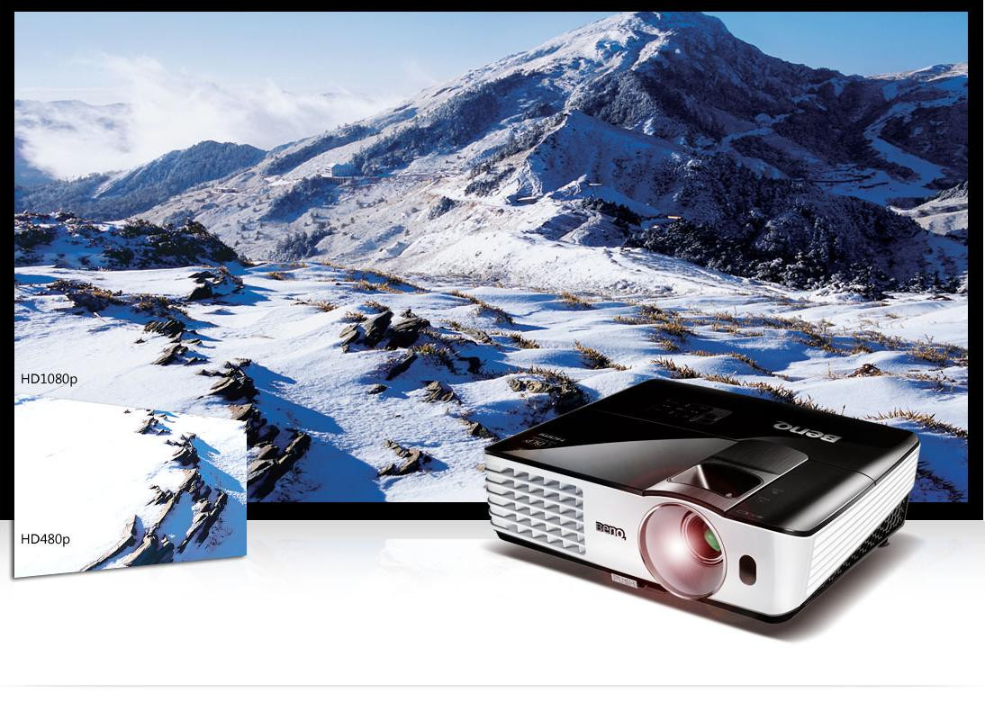 10000:1高对比度3500高亮流明 明基ep7930 蓝光3d商务办公投影机