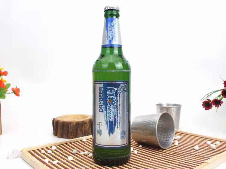 苏宁小店雪花干啤瓶500ml