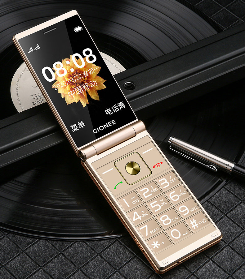[官方旗舰店]金立a880老人翻盖手机移动老年机超长待机声音大屏幕大字