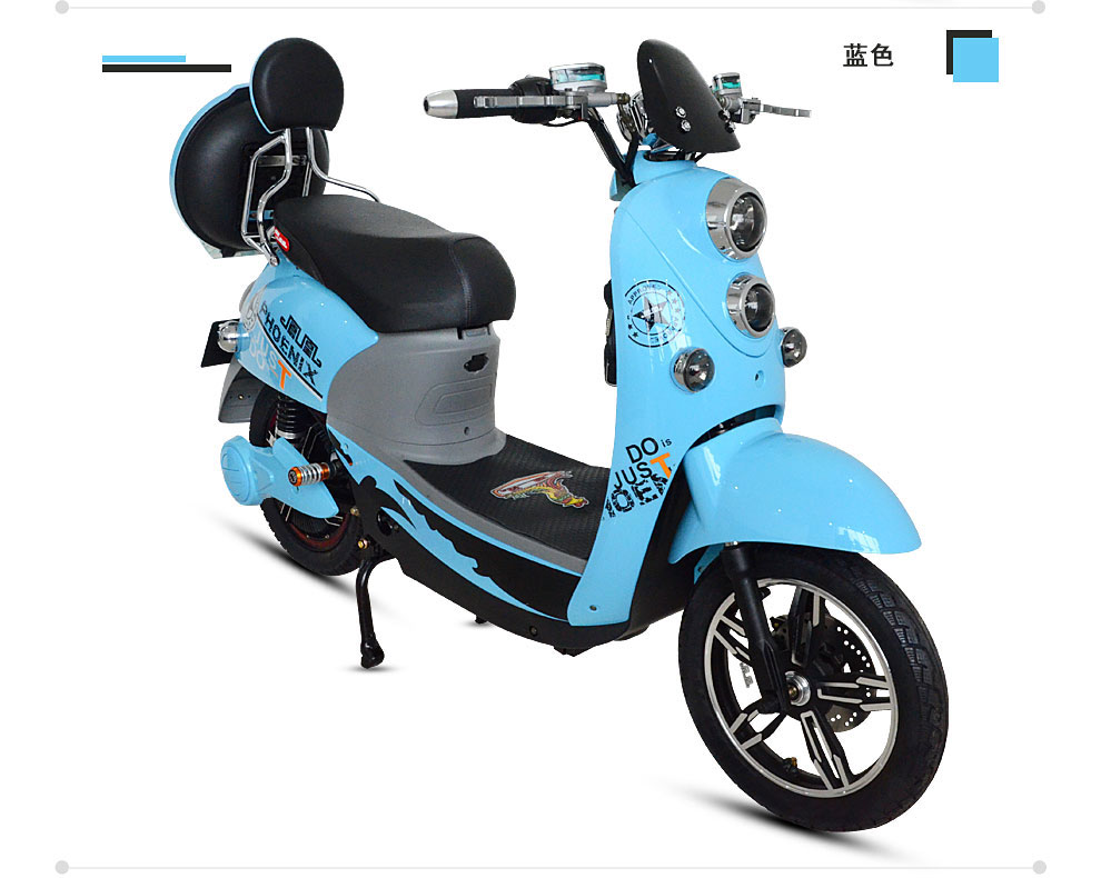 凤凰phoenix小龟王超威48v20a续航60公里电动车踏板车上海可上拍