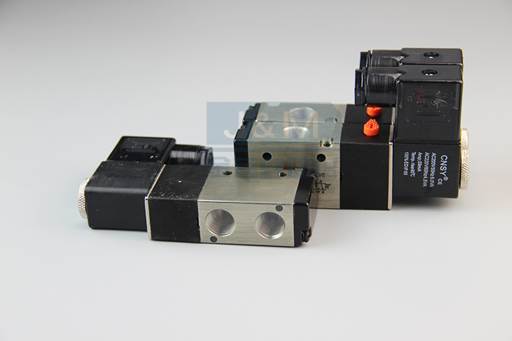 滨客气动元件 二位三通电磁阀换向阀 3v210-08 g1/4 ac220v dc24v