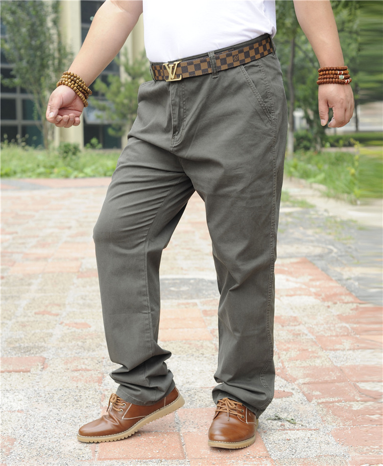 2018加肥加大男运动裤夏新款四季弹力男士加肥加大码休闲裤长裤子大号