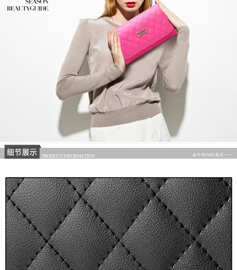 【维纳斯(venus)女士手提包v00018】 维纳斯venus 钱包女士长款钱包