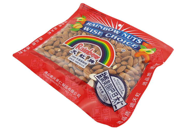 南兴天虹(nanxing)食品礼盒 天虹牌(rainbow) 盐焗美国巴旦木仁 330g