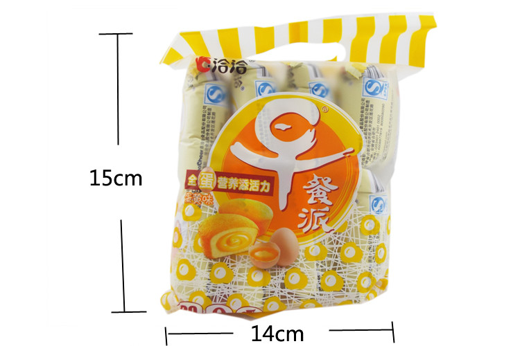 洽洽早餐派蛋黄味注心蛋糕200g营养早餐零食品休闲零食