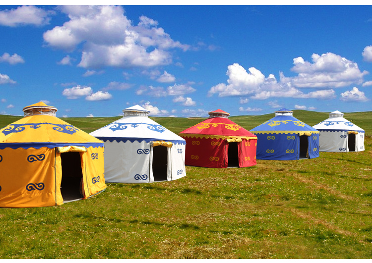 户外蒙古包帐篷农家乐酒店度假村烧烤餐饮活动保暖住宿救灾大帐篷