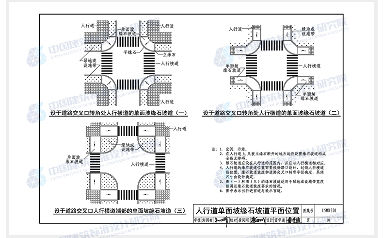 正版國標圖集15mr501城市道路無障礙設計