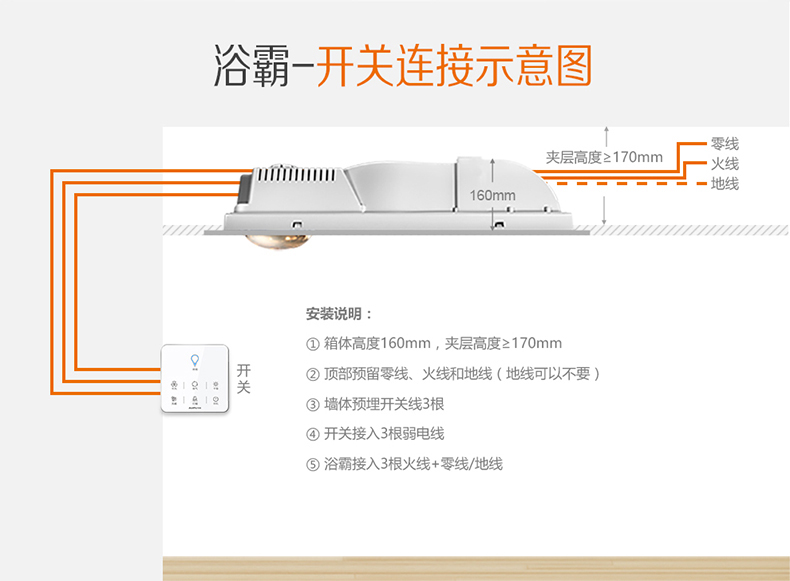 奥普aupu浴霸灯暖普通集成吊顶式智能触控加风暖型hdp6125as灯风双暖