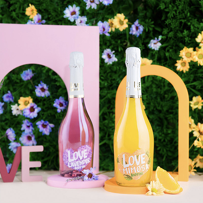 西班牙原瓶进口葡萄酒爱之湾精选起泡酒干红葡萄酒果