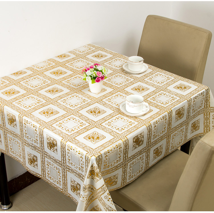 桌布塑料免洗台布田园防水正方形防油餐桌布八仙桌台方桌麻将盖布