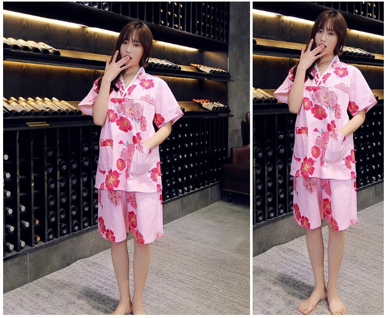 日式汗蒸服男女情侣浴服浴衣按摩桑拿服