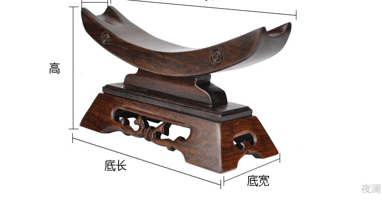 御目剑架刀剑刀架龙泉汉剑剑架剑托实木冷兵器展示架刀座木质底架家居