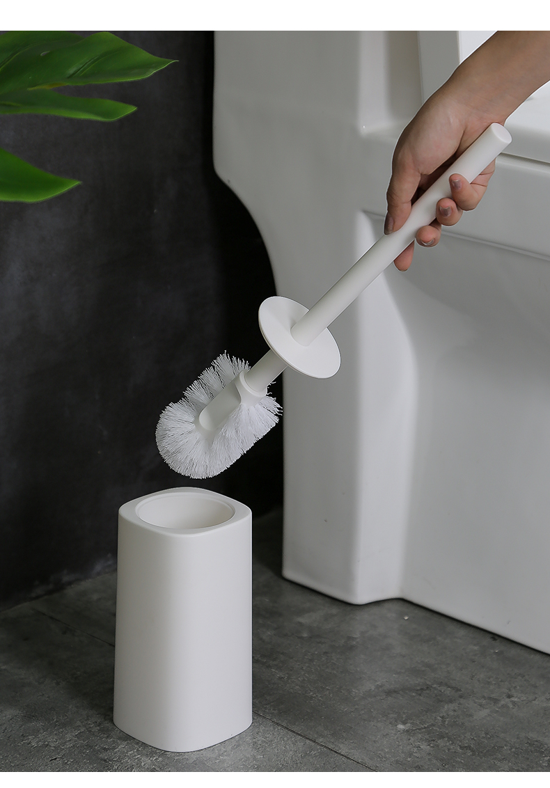 曼可(maxeyivy)清洁工具 定制新款马桶刷套装创意无死角洗厕所软毛刷