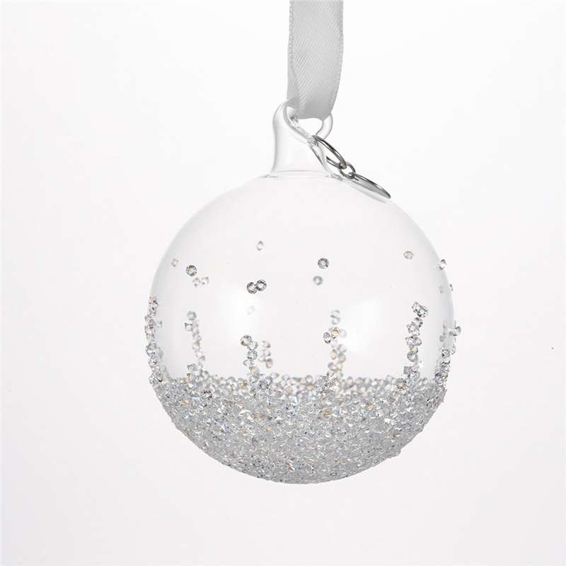 施华洛世奇玻璃圆球水晶球圣诞室内挂饰挂件车挂5135