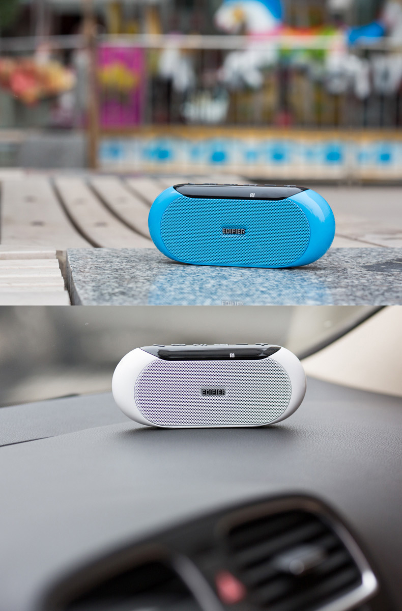 edifier漫步者m21蓝牙音箱小音响迷你便携式插卡低音炮户外无线粉色