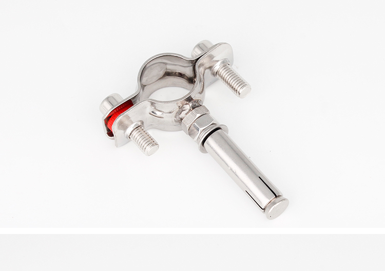 管卡支架固定墙壁膨胀螺丝夹子钢管水管圆柱紧箍扣卡子