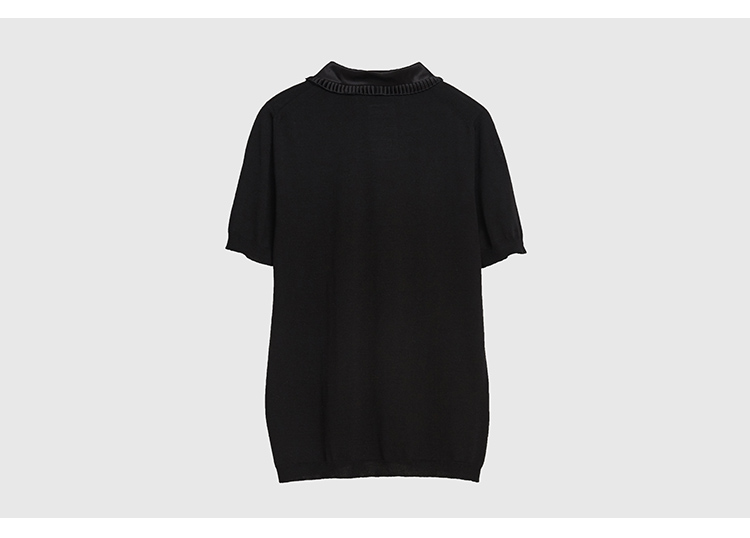 gucci古奇古驰黑色紫色羊毛女士针织衫411322