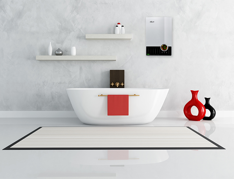 [苏宁自营]佳源f600-65银)即热式电热水器 变频恒温家用淋浴洗澡小型