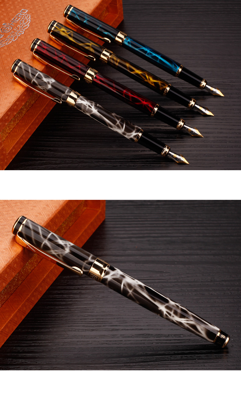 英雄钢笔大鹏展翅铱金笔明尖05mm1支1078