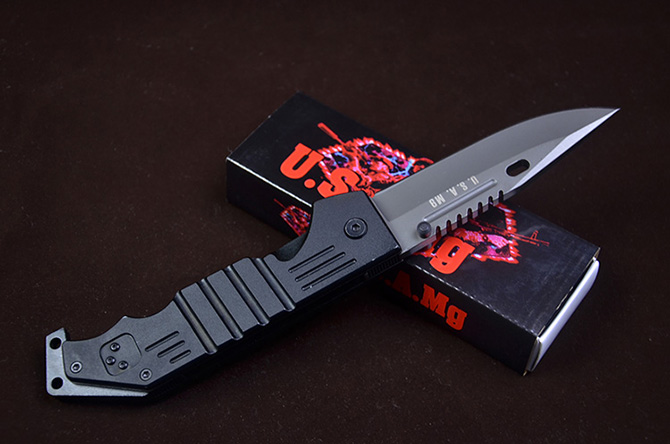 致观(zg)多用工具 致观 usam9 钛离子折刀野营折叠刀军刀户外刀具