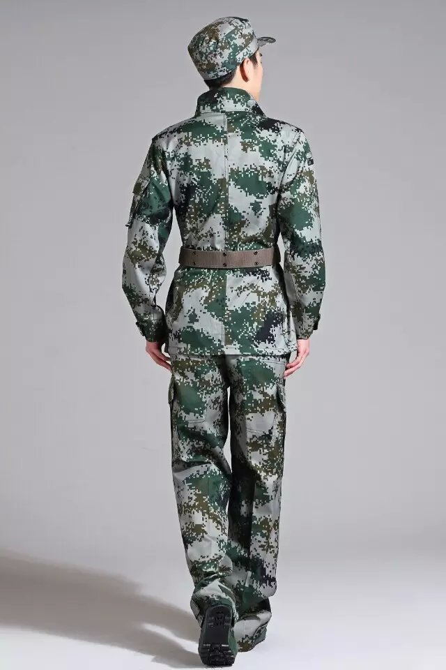 hoscene07式林地丛林迷彩服男套装春夏秋季林地迷彩作训服速干耐磨