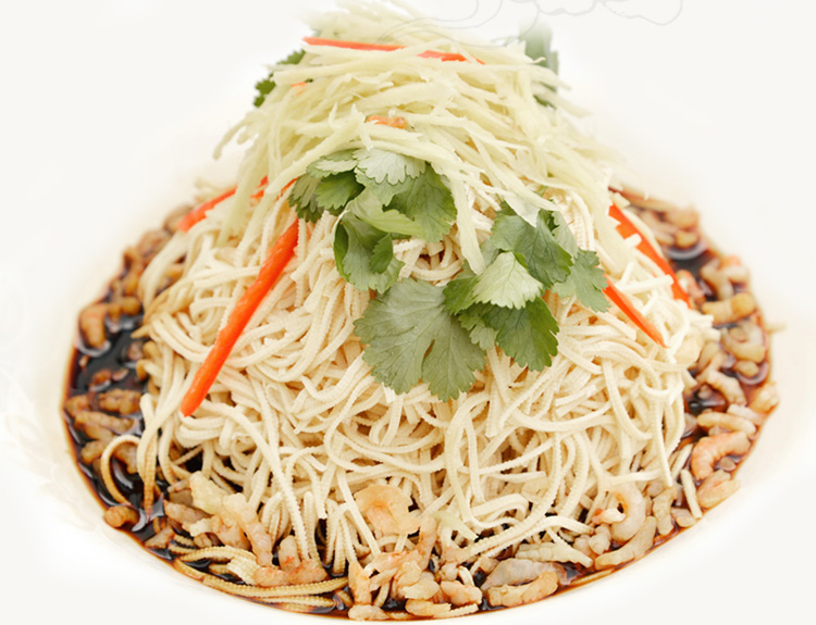 [中华特色]高邮馆 龙伟 扬州大煮干丝豆制品干丝烫煮干丝300克袋装